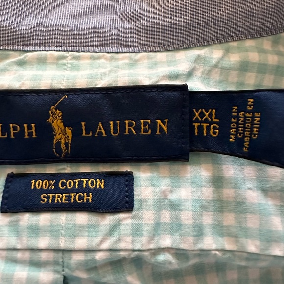 Ralph Lauren Men’s 100% Cotton Stretch Shirt, Sz XXL - Picture 5 of 14